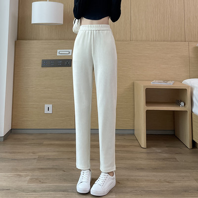 Γυναικείο ριγέ παντελόνι με τσέπες