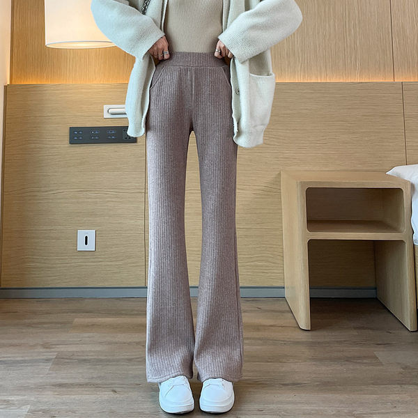 Pantaloni de trening casual cu talie inalta