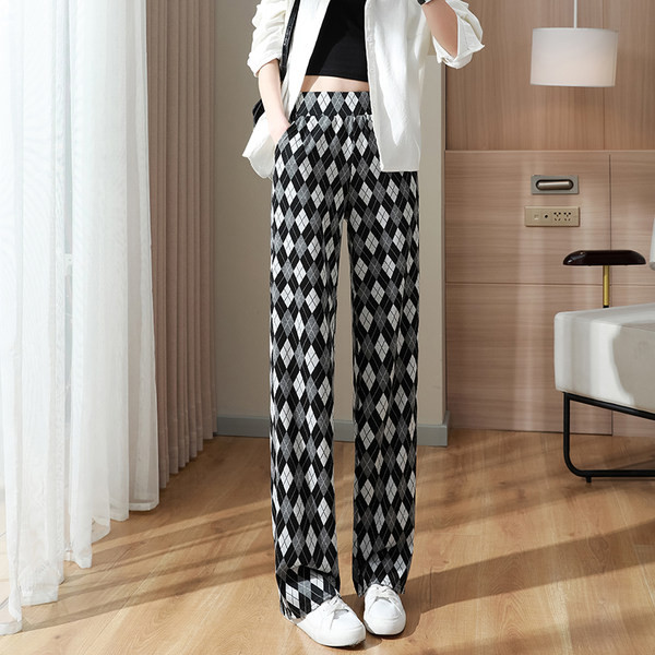 Γυναικείο casual παντελόνι - ψηλόμεσο