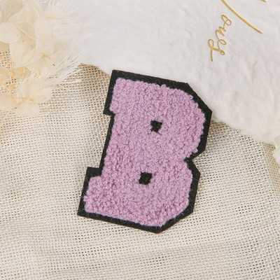 Νέο AZ rainbow μπαλώματα αγγλικών γραμμάτων για ρούχα BRIDE Iron on Stickes 3D χειροποίητο σήμα ονόματος ρίγες