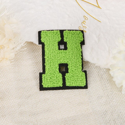 Νέο AZ rainbow μπαλώματα αγγλικών γραμμάτων για ρούχα BRIDE Iron on Stickes 3D χειροποίητο σήμα ονόματος ρίγες