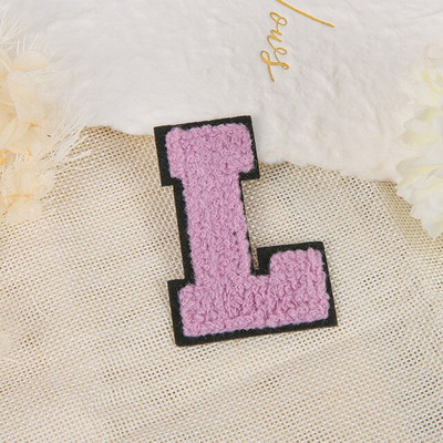 Νέο AZ rainbow μπαλώματα αγγλικών γραμμάτων για ρούχα BRIDE Iron on Stickes 3D χειροποίητο σήμα ονόματος ρίγες