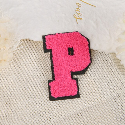 Νέο AZ rainbow μπαλώματα αγγλικών γραμμάτων για ρούχα BRIDE Iron on Stickes 3D χειροποίητο σήμα ονόματος ρίγες