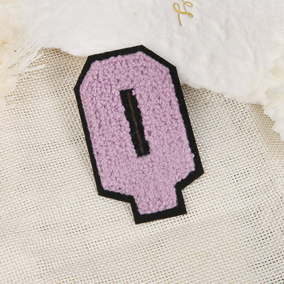 Νέο AZ rainbow μπαλώματα αγγλικών γραμμάτων για ρούχα BRIDE Iron on Stickes 3D χειροποίητο σήμα ονόματος ρίγες