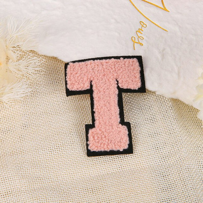 Νέο AZ rainbow μπαλώματα αγγλικών γραμμάτων για ρούχα BRIDE Iron on Stickes 3D χειροποίητο σήμα ονόματος ρίγες