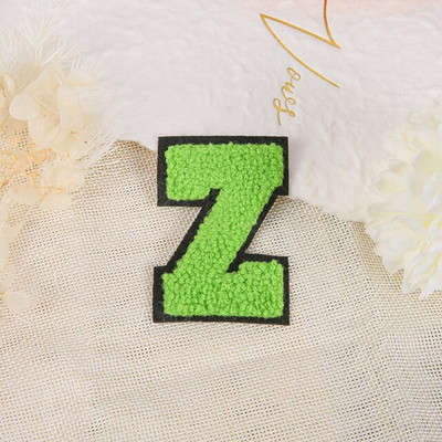 Νέο AZ rainbow μπαλώματα αγγλικών γραμμάτων για ρούχα BRIDE Iron on Stickes 3D χειροποίητο σήμα ονόματος ρίγες