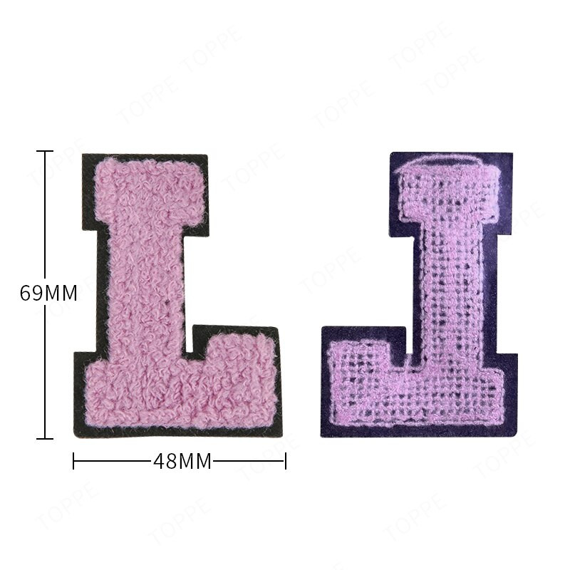 Νέο AZ rainbow μπαλώματα αγγλικών γραμμάτων για ρούχα BRIDE Iron on Stickes 3D χειροποίητο σήμα ονόματος ρίγες