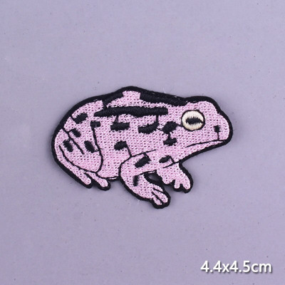 Multifilmi konnaplaaster Oeteldonki embleemplaastrid rõivaste triikimisrakenduste jaoks. DIY Frog Carnival Hollandis triikimisplaastrid