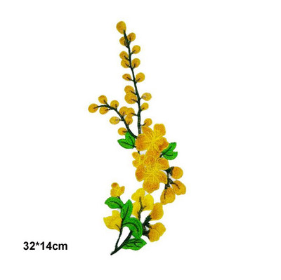 Lill Õmble plaastrid rõivastele Tikitud rõivas aplikatsioon tikand plaaster riided Cheongsam DIY Aksessuaar