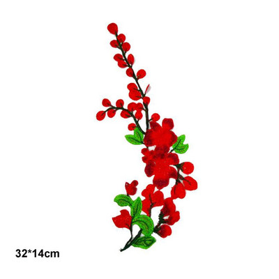 Lill Õmble plaastrid rõivastele Tikitud rõivas aplikatsioon tikand plaaster riided Cheongsam DIY Aksessuaar