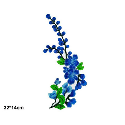 Lill Õmble plaastrid rõivastele Tikitud rõivas aplikatsioon tikand plaaster riided Cheongsam DIY Aksessuaar