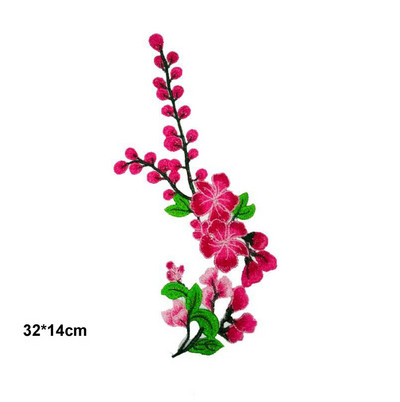 Lill Õmble plaastrid rõivastele Tikitud rõivas aplikatsioon tikand plaaster riided Cheongsam DIY Aksessuaar