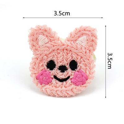 24 tk Multifilmid Loomad Villane lõng Tikand Plaastrid Aplikatsioonid Ise isetegemise jaoks Peakatted Juuksenõel Rõivakott Käsitöö Dekoratsioonitarvikud