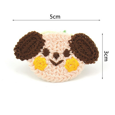 24 tk Multifilmid Loomad Villane lõng Tikand Plaastrid Aplikatsioonid Ise isetegemise jaoks Peakatted Juuksenõel Rõivakott Käsitöö Dekoratsioonitarvikud