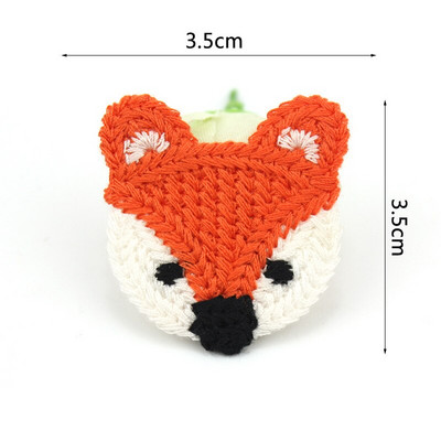 24 tk Multifilmid Loomad Villane lõng Tikand Plaastrid Aplikatsioonid Ise isetegemise jaoks Peakatted Juuksenõel Rõivakott Käsitöö Dekoratsioonitarvikud