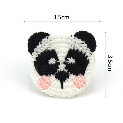 24 tk Multifilmid Loomad Villane lõng Tikand Plaastrid Aplikatsioonid Ise isetegemise jaoks Peakatted Juuksenõel Rõivakott Käsitöö Dekoratsioonitarvikud