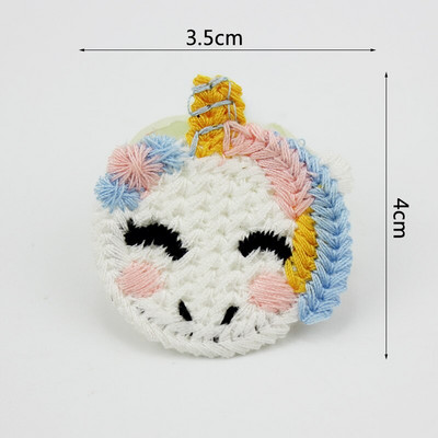 24 tk Multifilmid Loomad Villane lõng Tikand Plaastrid Aplikatsioonid Ise isetegemise jaoks Peakatted Juuksenõel Rõivakott Käsitöö Dekoratsioonitarvikud