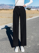 Pantaloni largi de dama cu buzunar