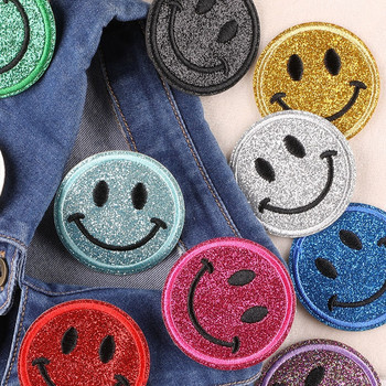 Smiley έκφραση Ρούχα Κέντημα Patch Απλικέ Diy Ράψιμο Διακοσμητικά μπαλώματα σιδερώματος για T-Shirt Ρίγες Αυτοκόλλητα Ρούχα