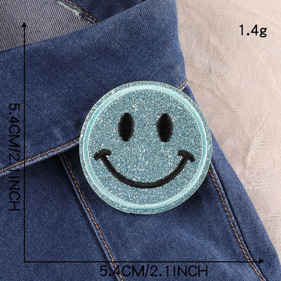 Smiley έκφραση Ρούχα Κέντημα Patch Απλικέ Diy Ράψιμο Διακοσμητικά μπαλώματα σιδερώματος για T-Shirt Ρίγες Αυτοκόλλητα Ρούχα