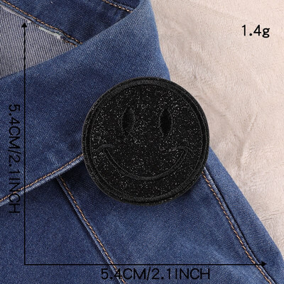 Smiley έκφραση Ρούχα Κέντημα Patch Απλικέ Diy Ράψιμο Διακοσμητικά μπαλώματα σιδερώματος για T-Shirt Ρίγες Αυτοκόλλητα Ρούχα