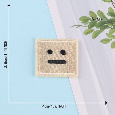 Smiley έκφραση Ρούχα Κέντημα Patch Απλικέ Diy Ράψιμο Διακοσμητικά μπαλώματα σιδερώματος για T-Shirt Ρίγες Αυτοκόλλητα Ρούχα