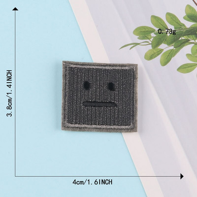 Smiley έκφραση Ρούχα Κέντημα Patch Απλικέ Diy Ράψιμο Διακοσμητικά μπαλώματα σιδερώματος για T-Shirt Ρίγες Αυτοκόλλητα Ρούχα