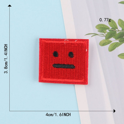 Smiley έκφραση Ρούχα Κέντημα Patch Απλικέ Diy Ράψιμο Διακοσμητικά μπαλώματα σιδερώματος για T-Shirt Ρίγες Αυτοκόλλητα Ρούχα
