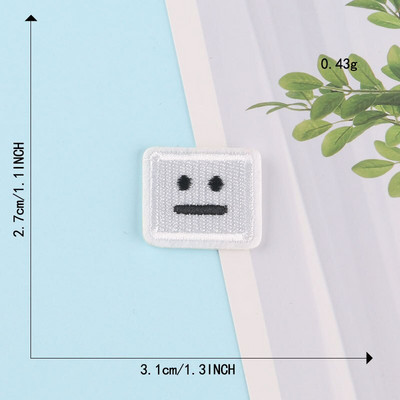 Smiley έκφραση Ρούχα Κέντημα Patch Απλικέ Diy Ράψιμο Διακοσμητικά μπαλώματα σιδερώματος για T-Shirt Ρίγες Αυτοκόλλητα Ρούχα