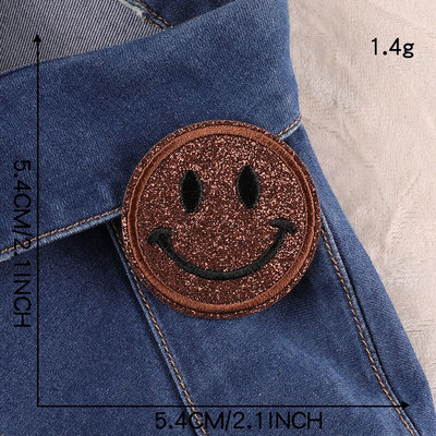 Smiley έκφραση Ρούχα Κέντημα Patch Απλικέ Diy Ράψιμο Διακοσμητικά μπαλώματα σιδερώματος για T-Shirt Ρίγες Αυτοκόλλητα Ρούχα