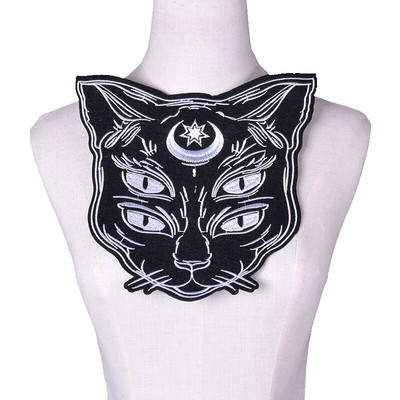 Dragon Tiger Wolf Punk Biker Plāksteris gludeklis uz izšūtām drēbēm Plāksteris apģērbam Uzlīmes Apģērbu apģērbu aksesuāri