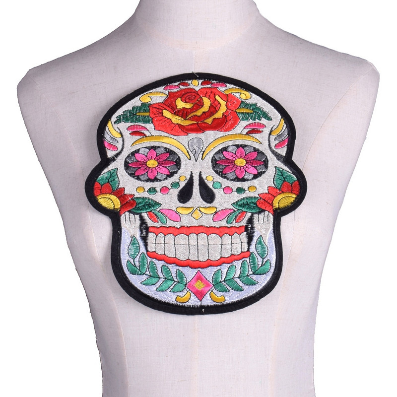 Dragon Tiger Wolf Punk baikerių pleistras Geležis ant išsiuvinėtų drabužių Pleistras drabužiams Lipdukai Drabužiai, drabužių priedai