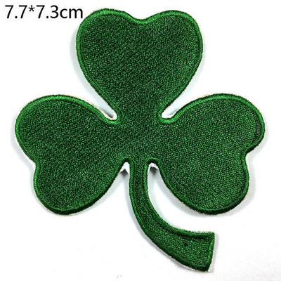 Četverolisni trolist, sretna lubanja, djetelina, izvezena taktička oznaka, Irska prigušena irska djetelina, aplikacija značke sa ševronom