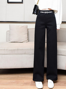 Παντελόνι με ψηλόμεσο φαρδύ πόδι