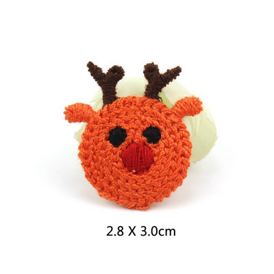 25τμχ μάλλινο νήμα κέντημα Χριστουγεννιάτικο δέντρο Santa Patches Απλικές DIY Φεστιβάλ Χειροτεχνία Διακόσμηση Αξεσουάρ κεφαλής