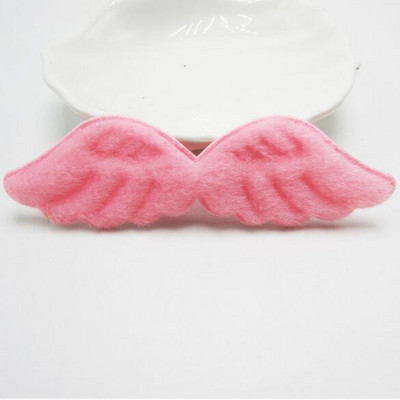 40 τμχ/παρτίδα 10,5x3,5 εκ. Μικτές γεμισμένες γούνινες τσόχα σε σχήμα φτερού αγγέλου απλικέ για παιδικό μπάλωμα DIY και αξεσουάρ για μωρά