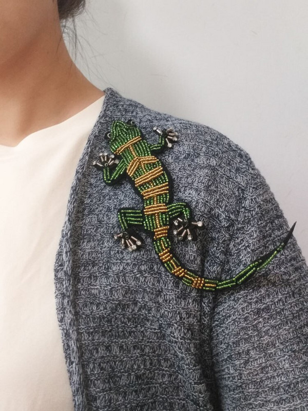 1 bucată 3D Cool Punk cusut pe plasturi de flori pentru jachete Vintage cu stras brodat parches gecko aplicații petice pentru haine