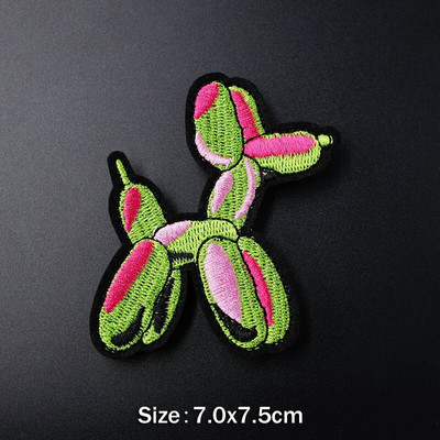 Balon Câine PISIC LUP TIHRT Insignă de bricolaj Broderie Patch Aplic haine Călcat îmbrăcăminte Accesorii pentru cusut Insigne decorative