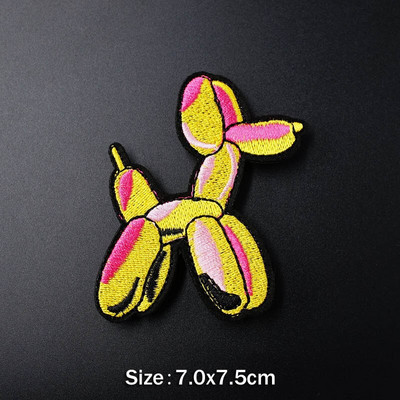 Balon Câine PISIC LUP TIHRT Insignă de bricolaj Broderie Patch Aplic haine Călcat îmbrăcăminte Accesorii pentru cusut Insigne decorative