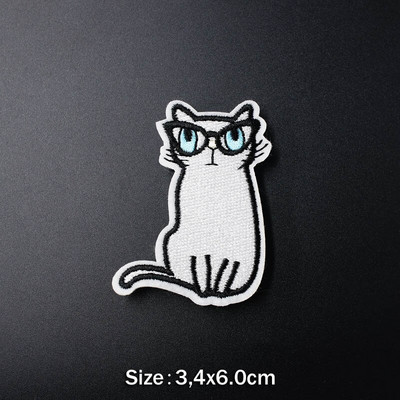 Balon Câine PISIC LUP TIHRT Insignă de bricolaj Broderie Patch Aplic haine Călcat îmbrăcăminte Accesorii pentru cusut Insigne decorative