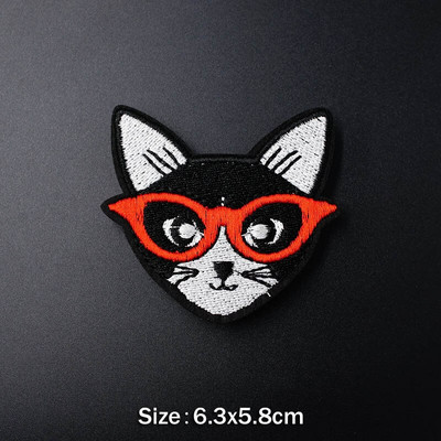 Balon Câine PISIC LUP TIHRT Insignă de bricolaj Broderie Patch Aplic haine Călcat îmbrăcăminte Accesorii pentru cusut Insigne decorative