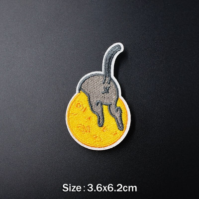 Balon Câine PISIC LUP TIHRT Insignă de bricolaj Broderie Patch Aplic haine Călcat îmbrăcăminte Accesorii pentru cusut Insigne decorative