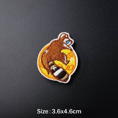 Balon Câine PISIC LUP TIHRT Insignă de bricolaj Broderie Patch Aplic haine Călcat îmbrăcăminte Accesorii pentru cusut Insigne decorative