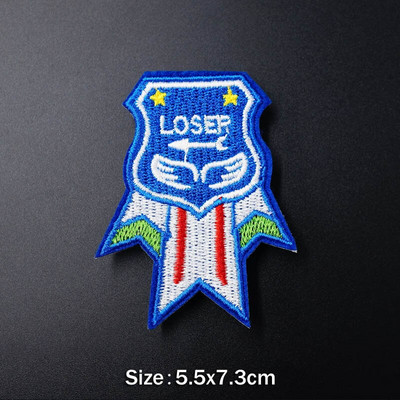 Balon Câine PISIC LUP TIHRT Insignă de bricolaj Broderie Patch Aplic haine Călcat îmbrăcăminte Accesorii pentru cusut Insigne decorative