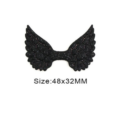 20 kom svjetlucavih pudera Krpice s krilima za odjeću Krpe za šivanje krila anđela za dodatke za pokrivala za glavu Ručno izrađene naljepnice od rukotvorina