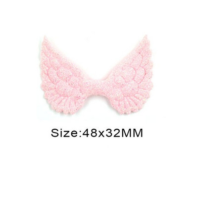 20 kom svjetlucavih pudera Krpice s krilima za odjeću Krpe za šivanje krila anđela za dodatke za pokrivala za glavu Ručno izrađene naljepnice od rukotvorina