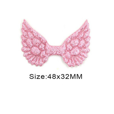 20 kom svjetlucavih pudera Krpice s krilima za odjeću Krpe za šivanje krila anđela za dodatke za pokrivala za glavu Ručno izrađene naljepnice od rukotvorina