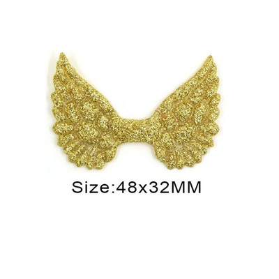 20 kom svjetlucavih pudera Krpice s krilima za odjeću Krpe za šivanje krila anđela za dodatke za pokrivala za glavu Ručno izrađene naljepnice od rukotvorina