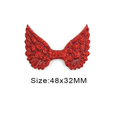 20 kom svjetlucavih pudera Krpice s krilima za odjeću Krpe za šivanje krila anđela za dodatke za pokrivala za glavu Ručno izrađene naljepnice od rukotvorina