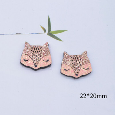 10kom crtanih životinja Lisica Mačka Leopard Jelen Aplikacija za DIY odjeću Šeširi Cipele Dekorativne zakrpe Pokrivala za kosu Štipaljke za kosu Dodaci za mašne